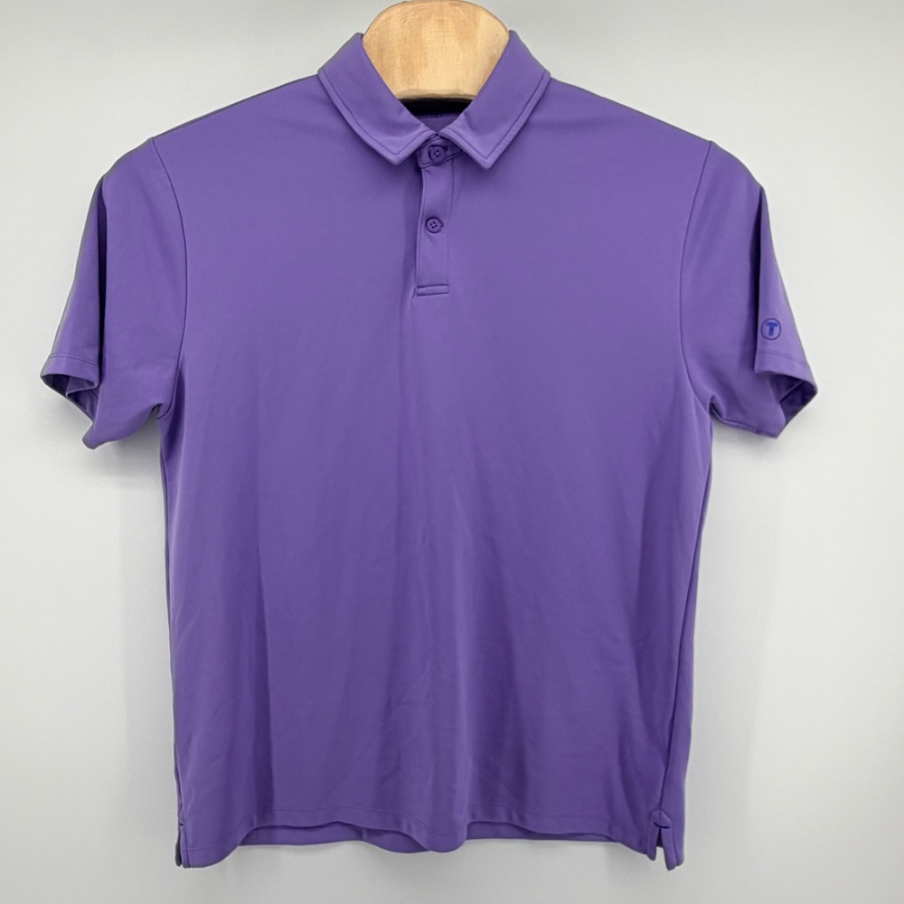 Twillory Performance Polo Shirt Athleisure Stretch Golf Top Purple Mens XL